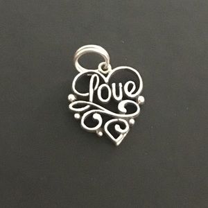 Sterling Love, Heart Charm